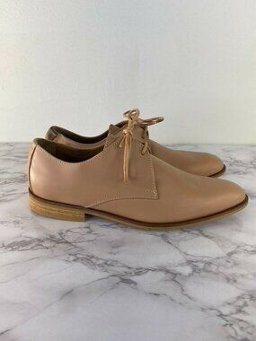 Everlane Women's Blush Leather Modern Oxford Sz 7